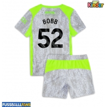 Manchester City Oscar Bobb #52 3rd trikot Kinder 2025-26 Kurzarm (+ Kurze Hosen)